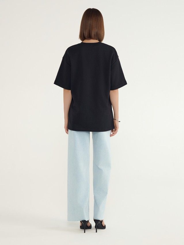 Women's polo neck shirt CONTE ELEGANT LD 3081, s.170-100, black - 2