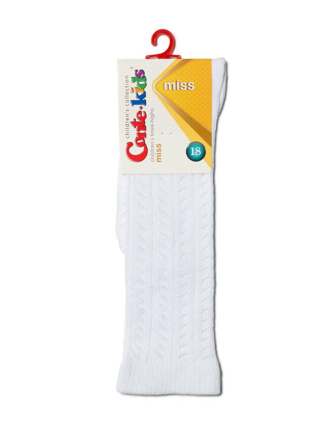 Children's knee high socks CONTE-KIDS MISS, s.18, 027 white - 2