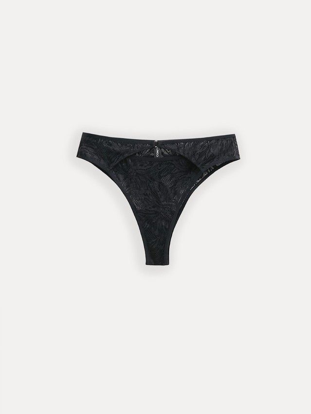 Women's panties CONTE ELEGANT MYSTERY GARDEN LBR 3116, s.90, black - 3