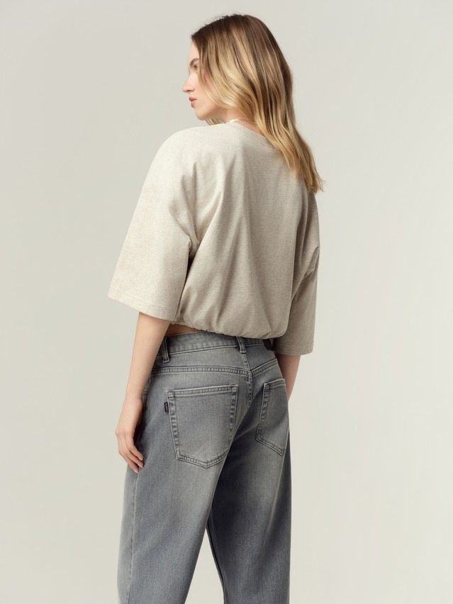 Women's polo neck shirt CONTE LD 3448, s.170-84, melange - 2