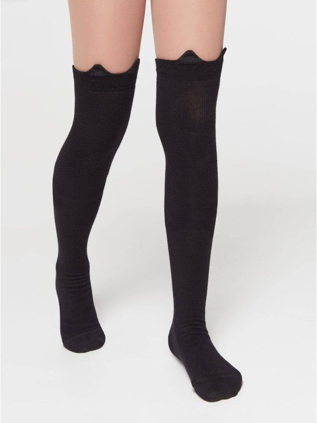 Children's overknees CONTE-KIDS TIP-TOP, s.30-32, 051 black - 2