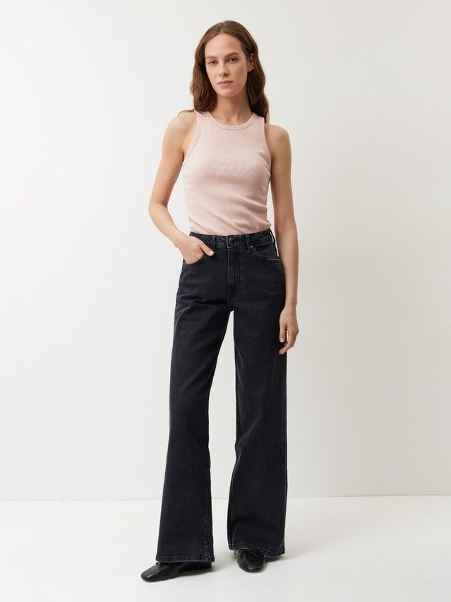 Women's jeans CONTE CON-972, s.164-94, washed black - 1
