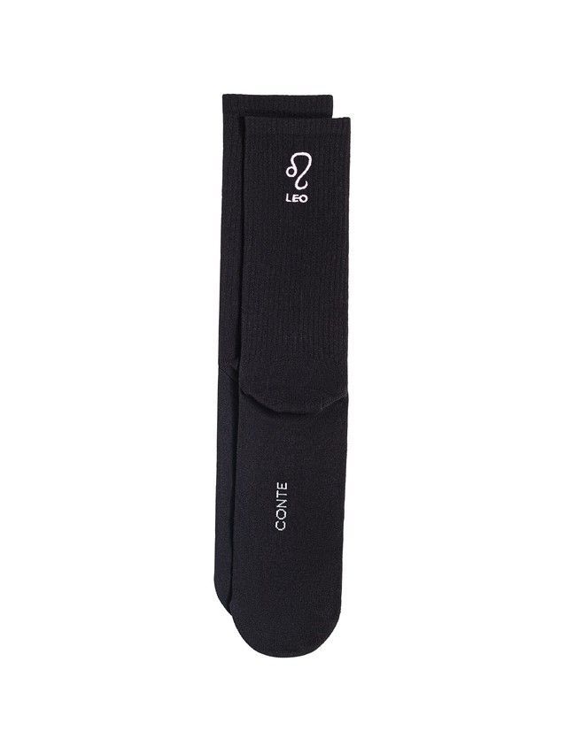 Men's socks CONTE, s.27-29, 663 black - 3
