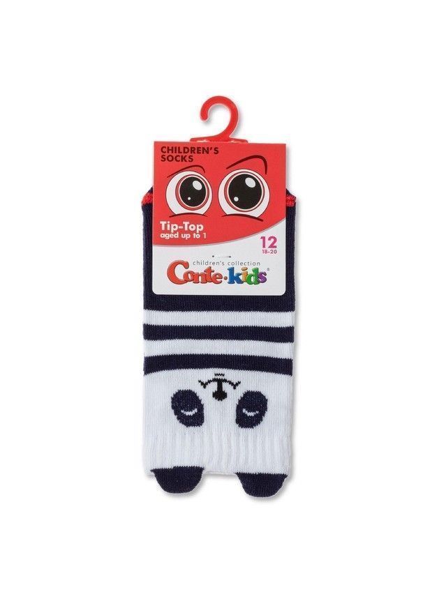 Children's socks CONTE-KIDS TIP-TOP, s.18-20, 563 white-navy - 4