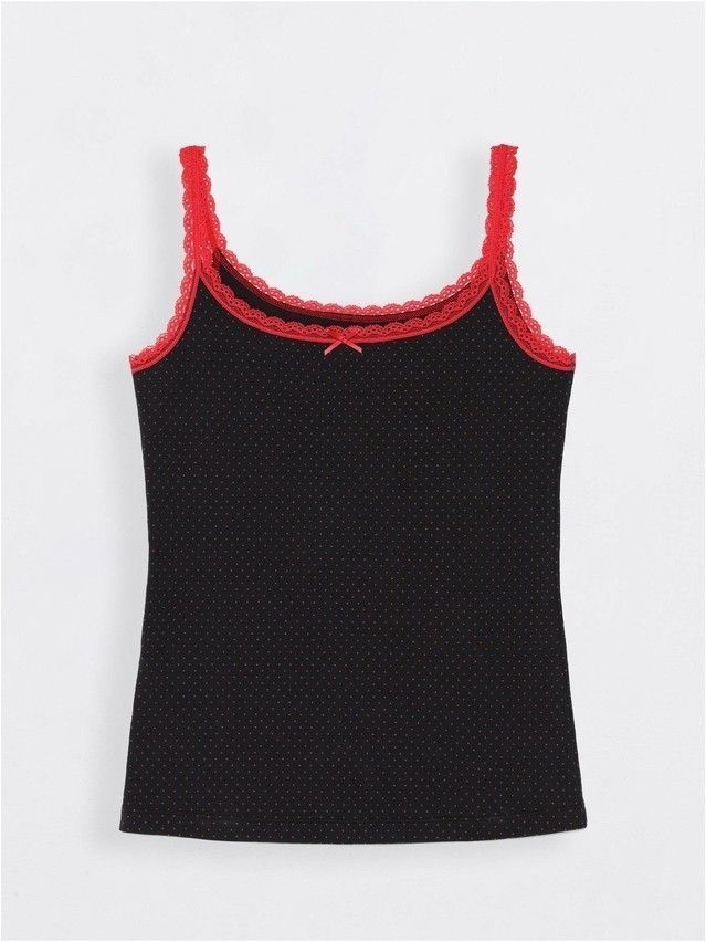 Women's underwear top CONTE ELEGANT LAZY DAYS LT 1002, s. 170-84, black-red - 1