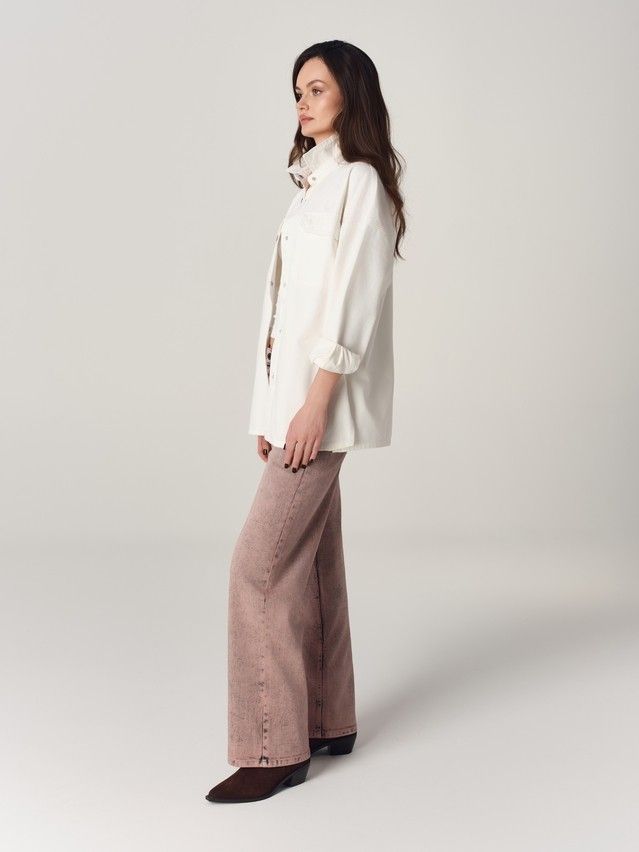 Women's jeans CONTE CON-933, s.164-90, dark coral - 4