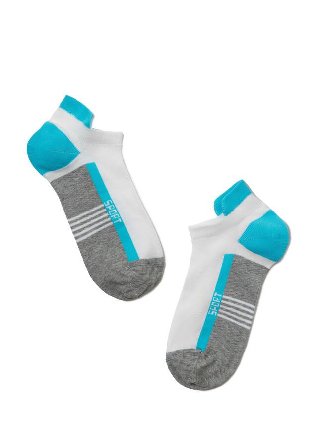 Women's socks CONTE ELEGANT ACTIVE, s.23, 083 grey-turquoise - 2