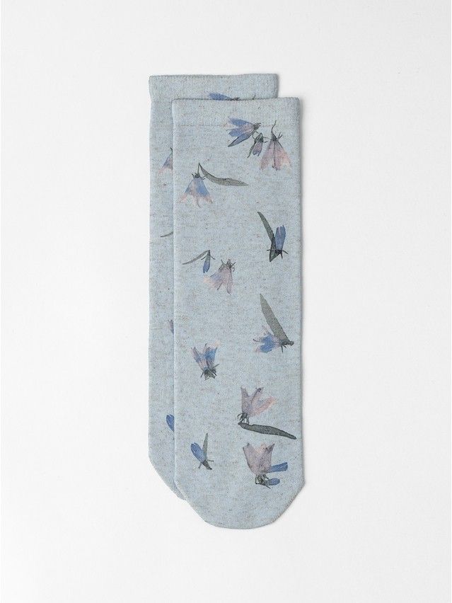 Women's socks CONTE FLOWERS, s.23-25, 1149 blue - 5