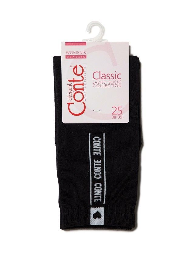 Women's socks CONTE ELEGANT CLASSIC, s.23, 152 black - 7
