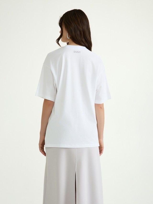 Women's polo neck shirt CONTE ELEGANT LD 3040, s.170-92, white-new york - 6