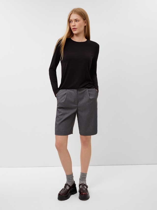 Women's polo neck shirt CONTE LD 3296, s.170-84, black - 1