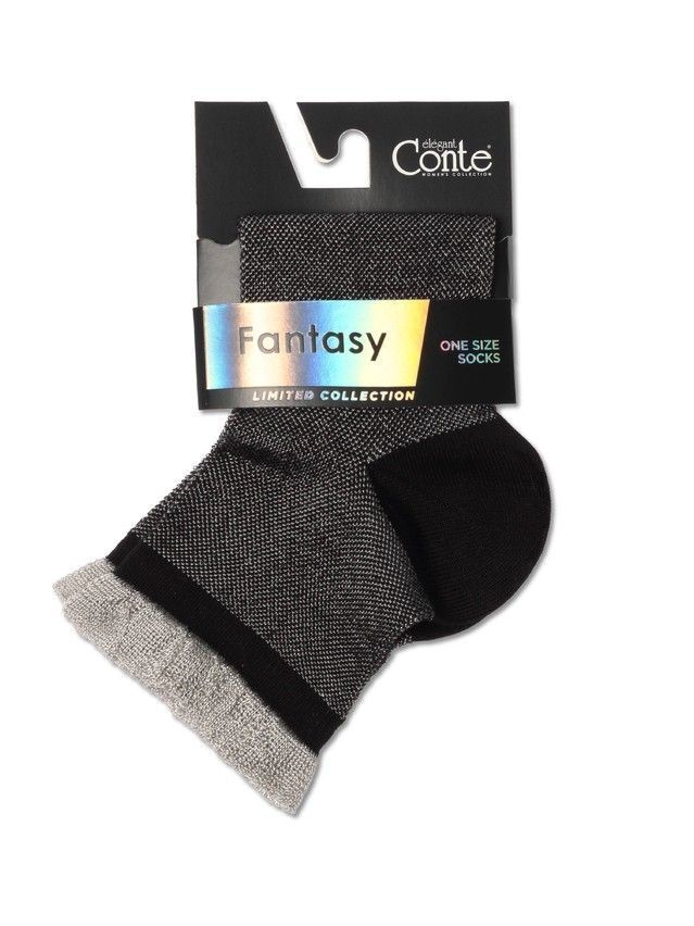Women's socks CONTE ELEGANT FANTASY, s.23-25, 190 grey - 4