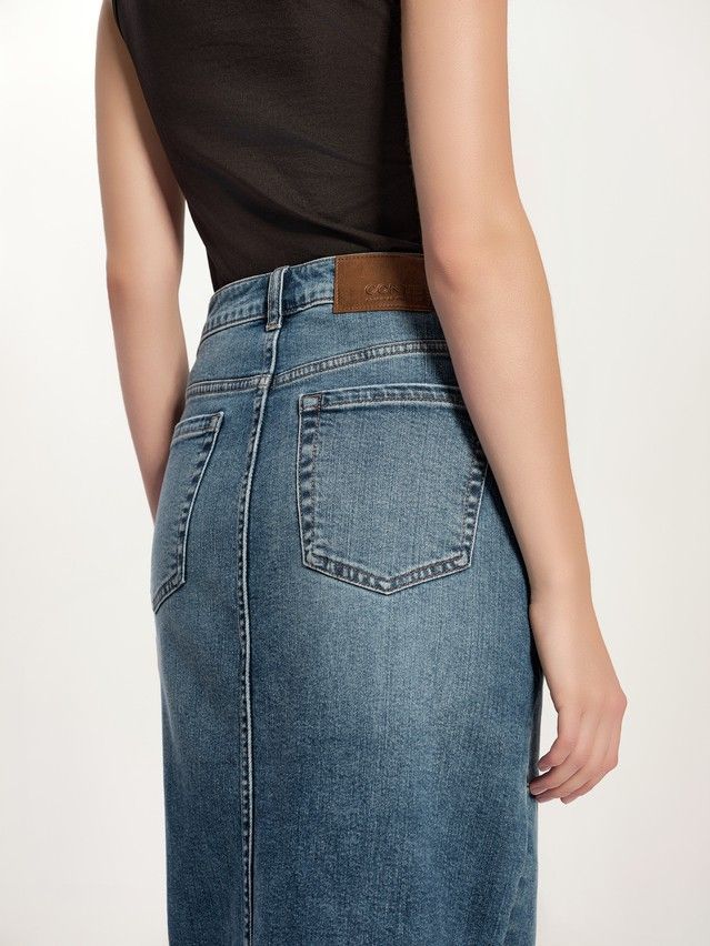 Denim skirt CONTE ELEGANT CON-764, s.170-90, blue - 7