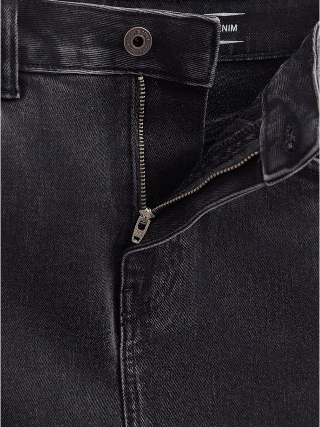 Denim skirt CONTE ELEGANT CON-685, s.170-90, washed black - 11