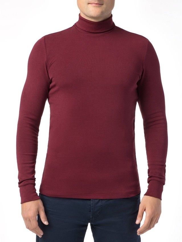 Men's polo neck shirt DiWaRi MD 816, s.170,176-100, red-brown - 2