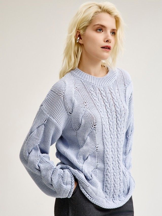 Women's pullover CONTE ELEGANT LDK24124, s.170-84, light lilac - 3