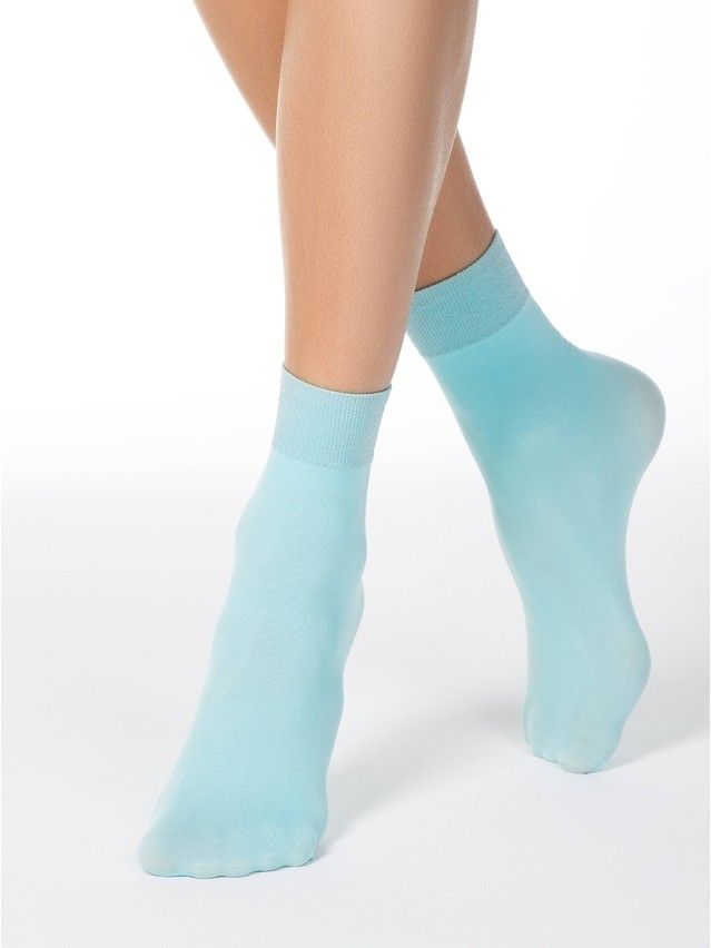 Women's socks CONTE ELEGANT FANTASY, s.23-25, turquoise - 1