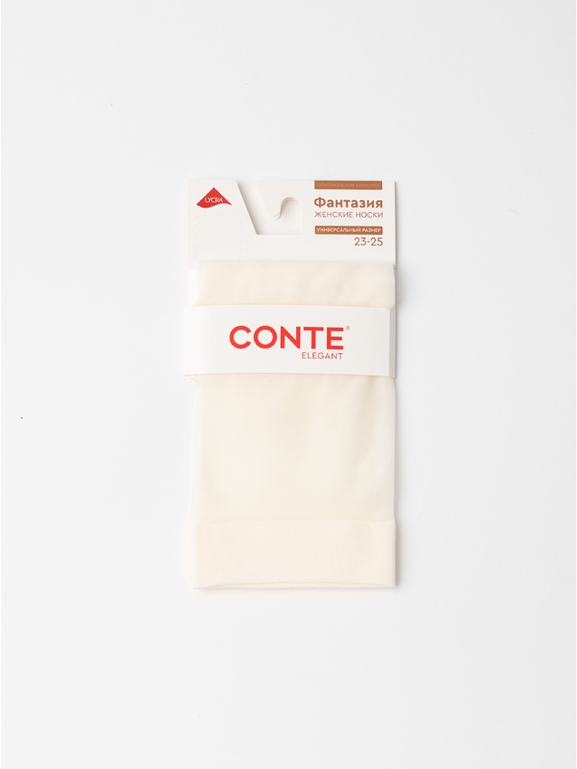 Women's socks CONTE ELEGANT FANTASY, s.23-25, panna - 1