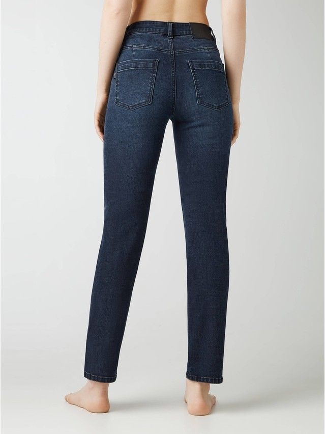 Denim trousers CONTE ELEGANT CON-377, s.170-102, blue black - 5