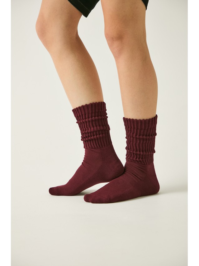 Women's socks CONTE ELEGANT COMFORT, s.23-25, 750 maroon - 1