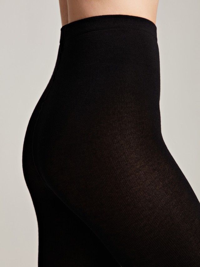 Women's tights CONTE ELEGANT COTTON 450, s.2, nero - 2
