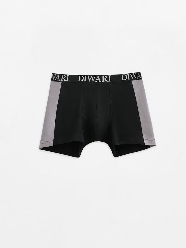 Men's underpants DIWARI BASIC MSH 2733, s.78,82, black-grey - 1