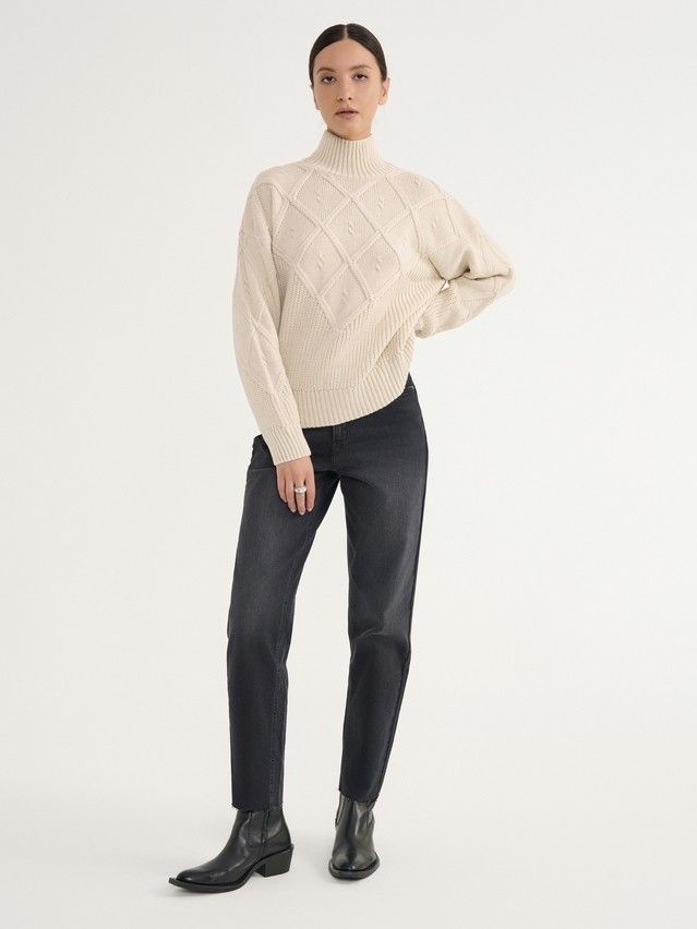 Women's pullover CONTE ELEGANT LDK23104, s.170-84, beige - 5