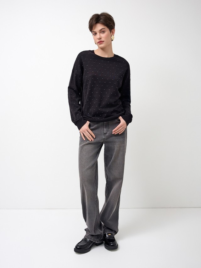Women's pullover CONTE ELEGANT LDK2509, s.170-84, black - 1