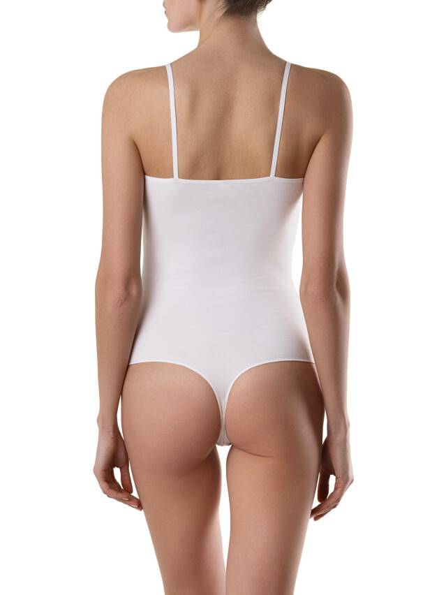 Women's bodysuit CONTE ELEGANT MACRAMER ART LBT 1020, s.170-100-106, white - 2