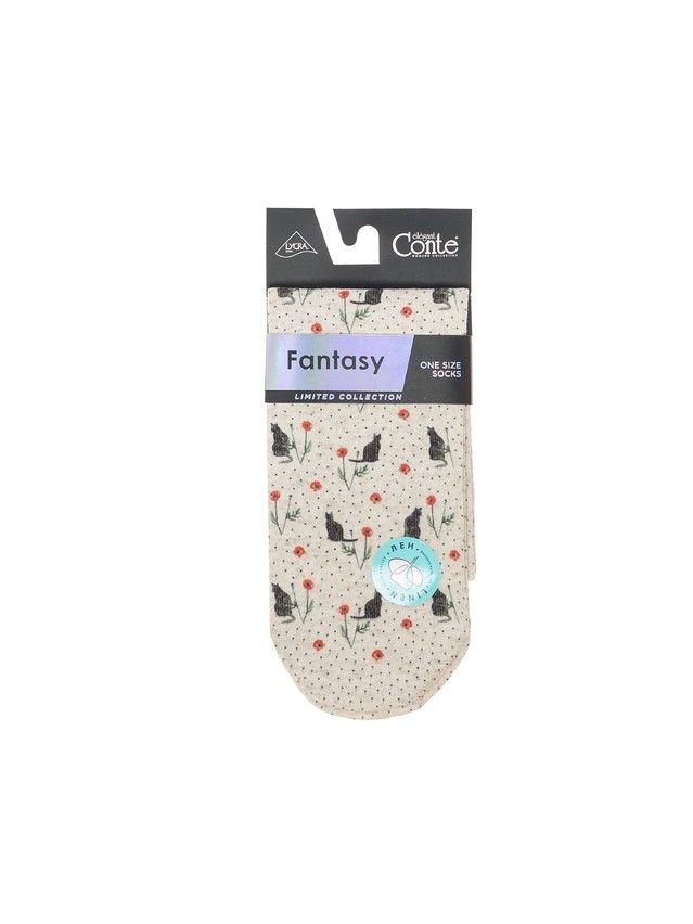 Women's socks CONTE ELEGANT FANTASY, s.23-25, 958 beige - 5