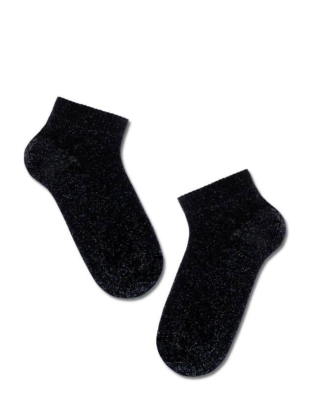 Women's socks CONTE ELEGANT ACTIVE (anklets, lurex),s.23, 000 black - 2