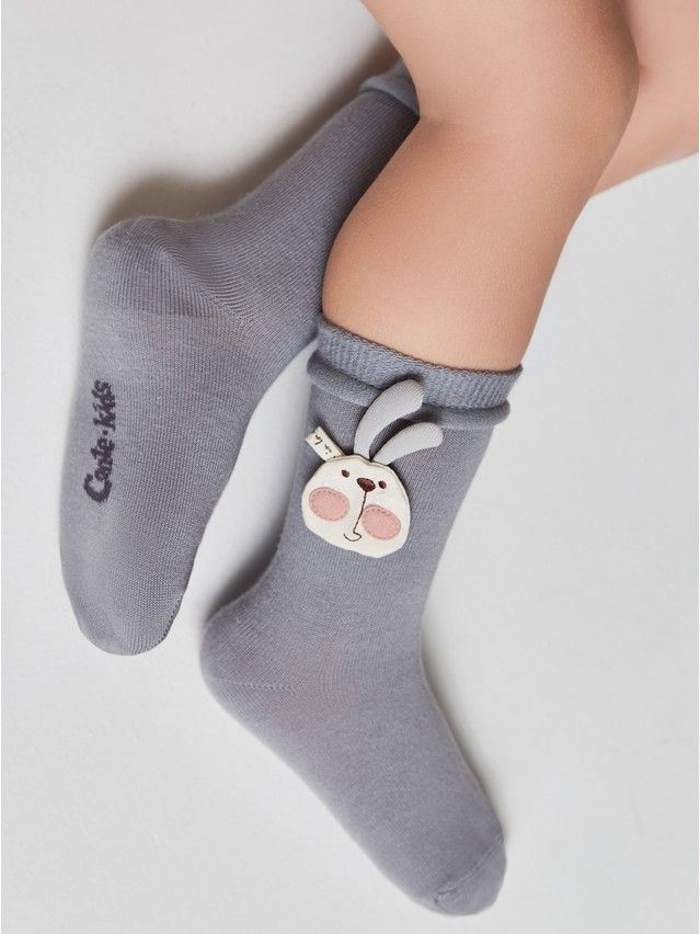 Children's socks CONTE-KIDS TIP-TOP, s.18-20, 575 dark grey - 2