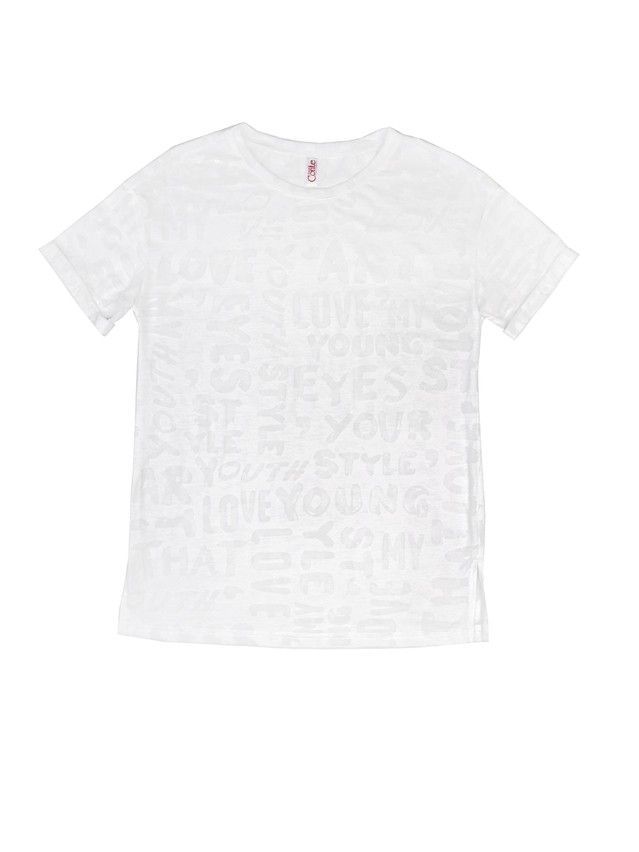 Women's polo neck shirt CONTE ELEGANT LD 730, s.170-100, white - 3