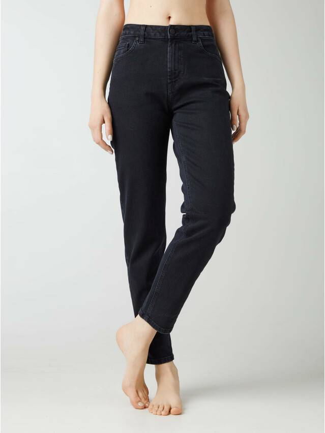 Denim trousers CONTE ELEGANT CON-358, s.170-102, washed black - 6