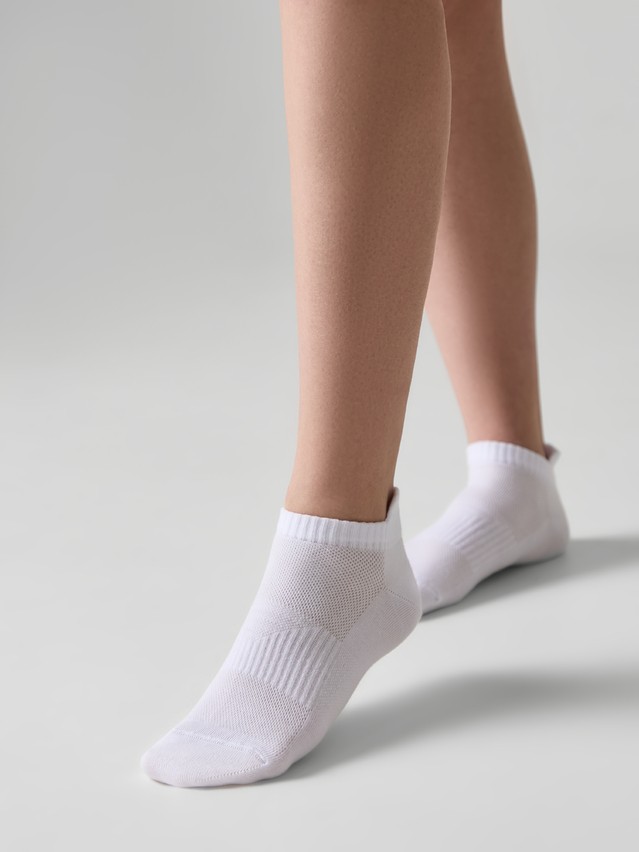 Women's socks CONTE ELEGANT SPORT, s.23-25, 1133 white - 3