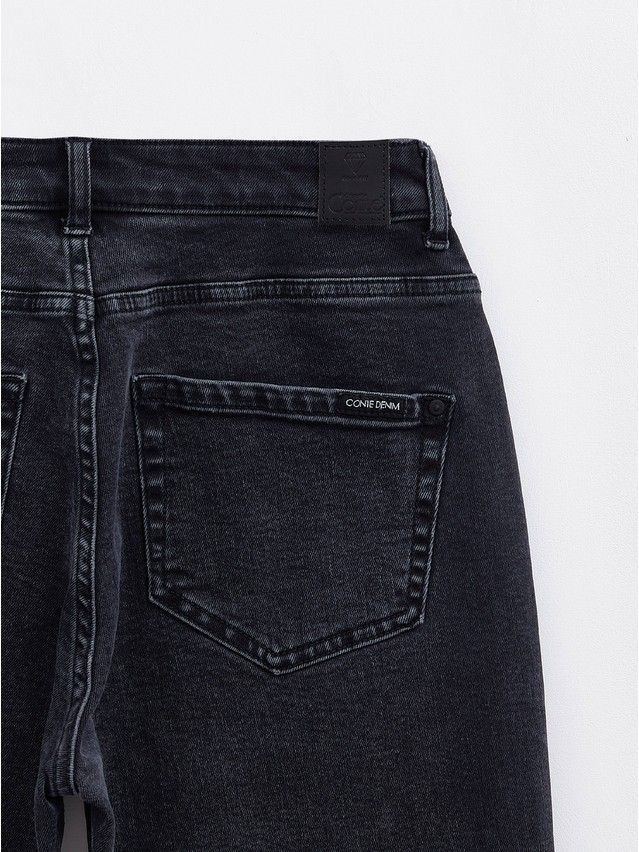 Denim trousers CONTE ELEGANT CON-376, s.170-102, washed black - 9