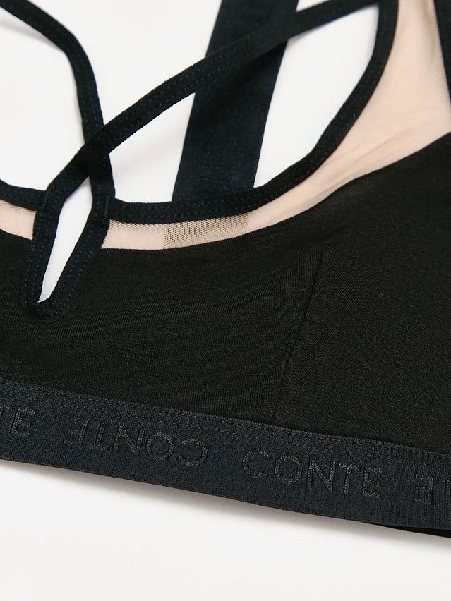 Women's bustier CONTE ELEGANT CRISS CROSS LBE 3014, s.170-84, black-natural - 6