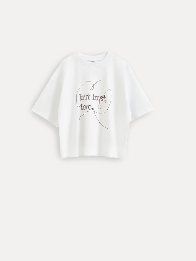 Women's polo neck shirt CONTE ELEGANT LD 3032, s.170-92, white-love - 7