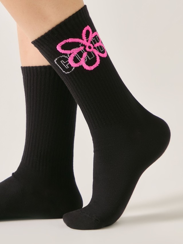 Women's socks CONTE ELEGANT ACTIVE, s.23-25, 705 black - 1