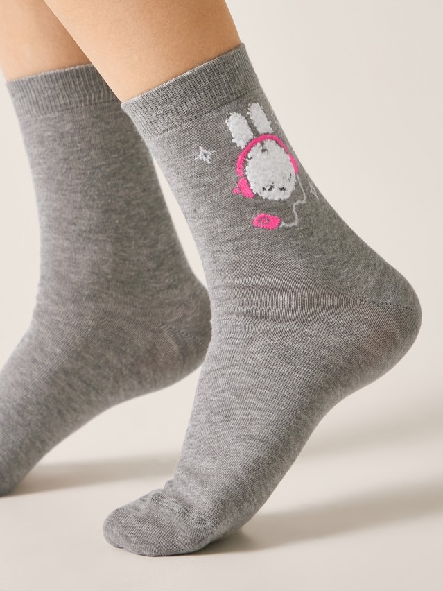 Women's socks CONTE ELEGANT CLASSIC, s.23-25, 679 grey - 1