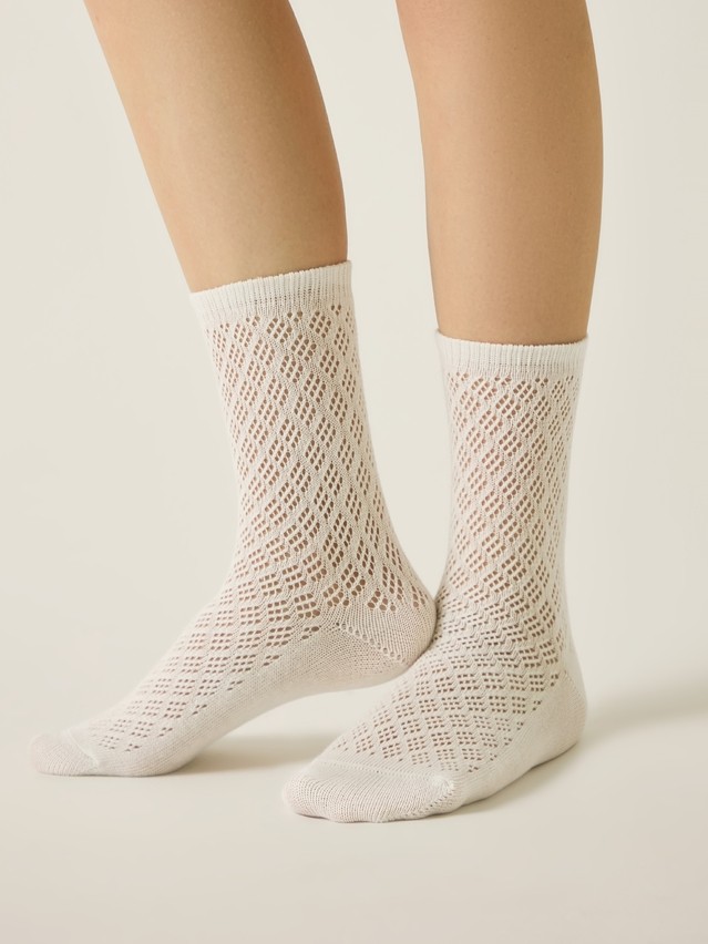 Women's socks CONTE ELEGANT CLASSIC, s.23-25, 787 milky - 1