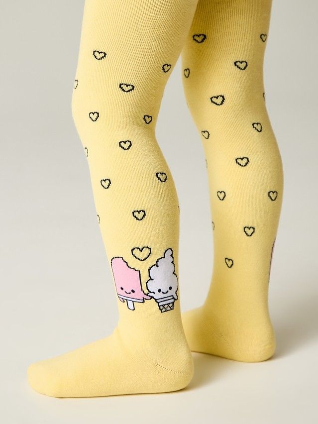 Children's tights CONTE-KIDS SOF-TIKI, s.104-110 (16),694 yellow - 1