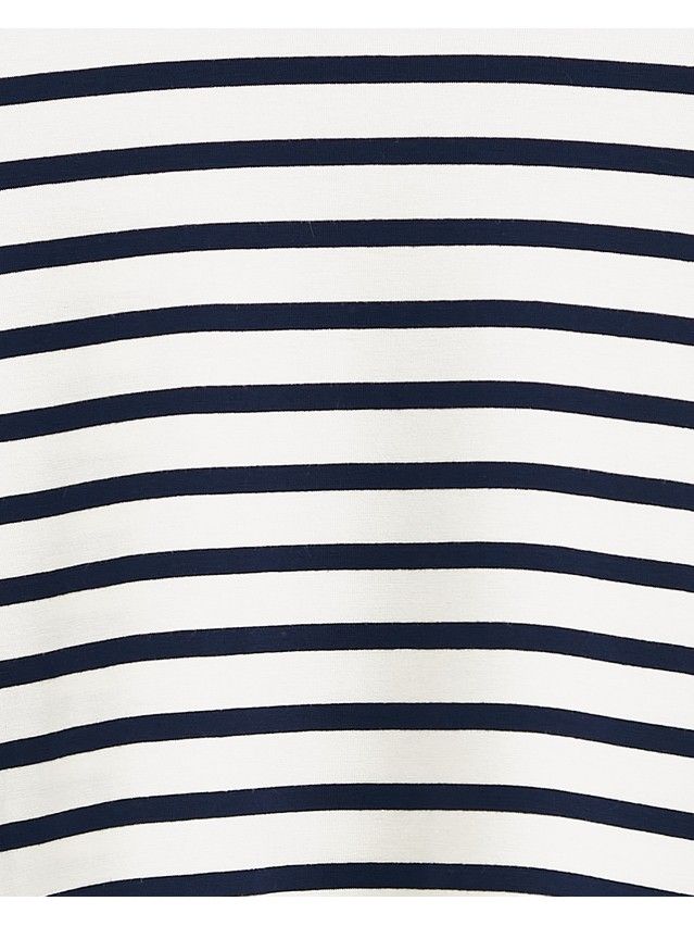 Women's polo neck shirt CONTE ELEGANT LD 2652, s.170-92, white strip - 7