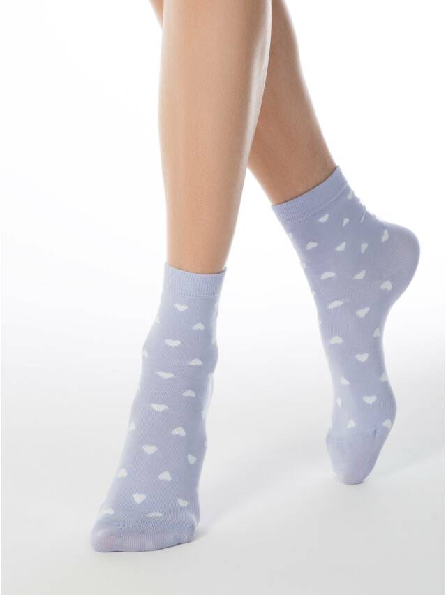 Women's socks CONTE ELEGANT CLASSIC, s.23, 143 pale violet - 1