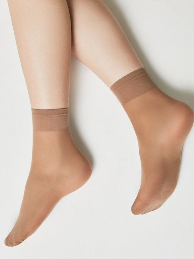 Women's socks CONTE ELEGANT TENSION SOFT 20 (1 pair),s.23-25, bronz - 7