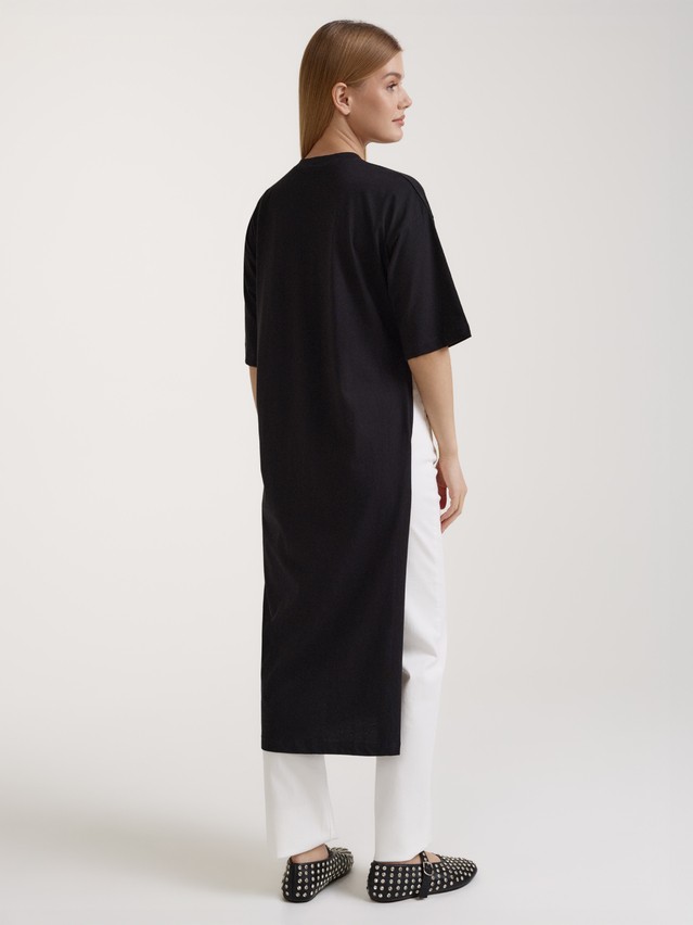 Women's polo neck shirt CONTE ELEGANT LD 3091, s.170-84, black - 2