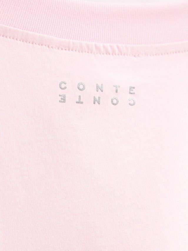 Women's polo neck shirt CONTE ELEGANT LD 3034, s.170-88, pink-je ne sais pas - 3