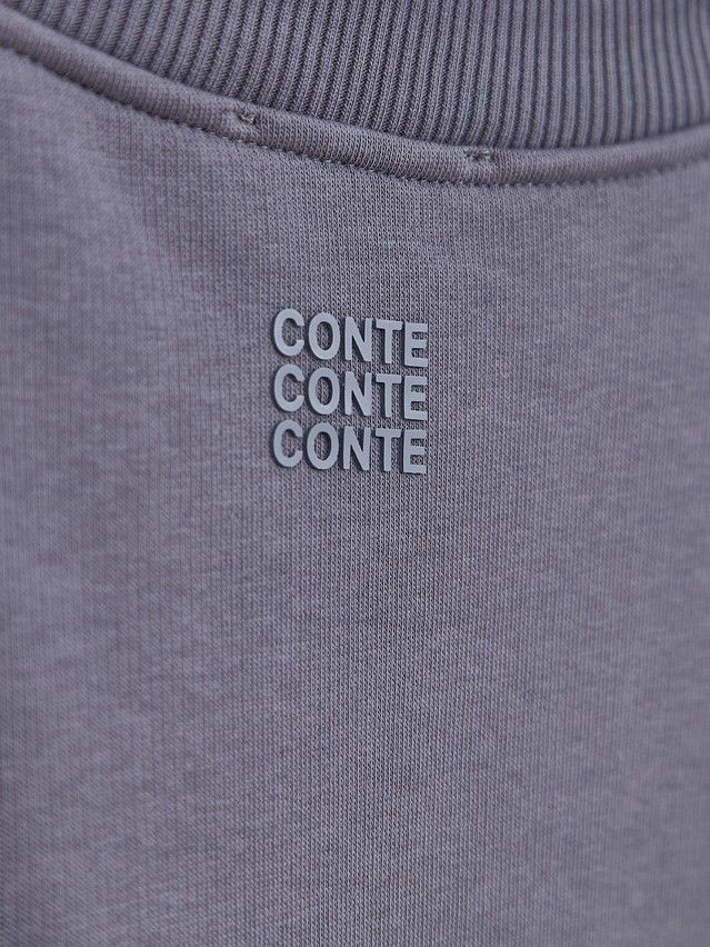 Women's polo neck shirt CONTE ELEGANT LD 2834, s.170-92, graphite - 11