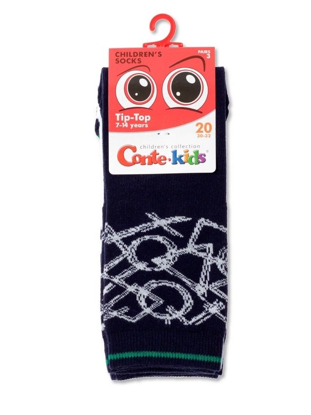 Children's socks CONTE-KIDS TIP-TOP (3 pairs),s.24-26, 740 assorted - 5
