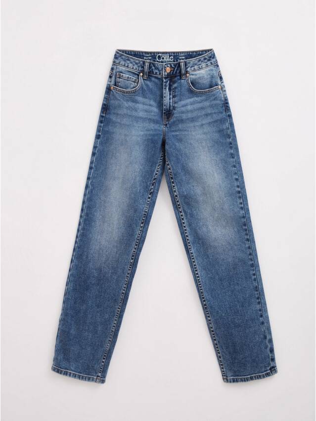 Denim trousers CONTE ELEGANT CON-406, s.170-102, washed blue - 4